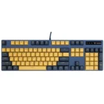 Rapoo V500PRO Backlit Wired Yellow-Blue Mechanical Gaming Keyboard - Image 4