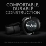Logitech G PRO 3.5mm Single & Dual port Gaming Headphone Black - Image 2
