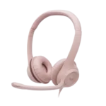 Logitech H390 Stereo USB Headset Rose with Microphone