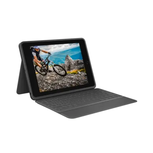Logitech Rugged Folio 10.2 Inch Keyboard Case for iPad