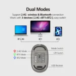 Micropack ML-202W Rechargeable Dual-Mode Wireless Silent Mouse - Image 2