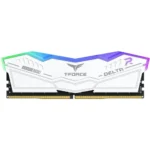 TEAM T-FORCE DELTA RGB 24GB 8000MHz DDR5 Gaming RAM White