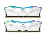 TEAM T-FORCE DELTA RGB 32GB (16GBx2) 8000MHz DDR5 Gaming RAM White - Image 3