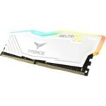 Team T-Force Delta 8GB 3200MHz DDR4 RGB White Desktop Gaming RAM - Image 2