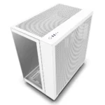 NZXT H9 Flow Dual-Chamber Mid-Tower Airflow Casing White - Image 4